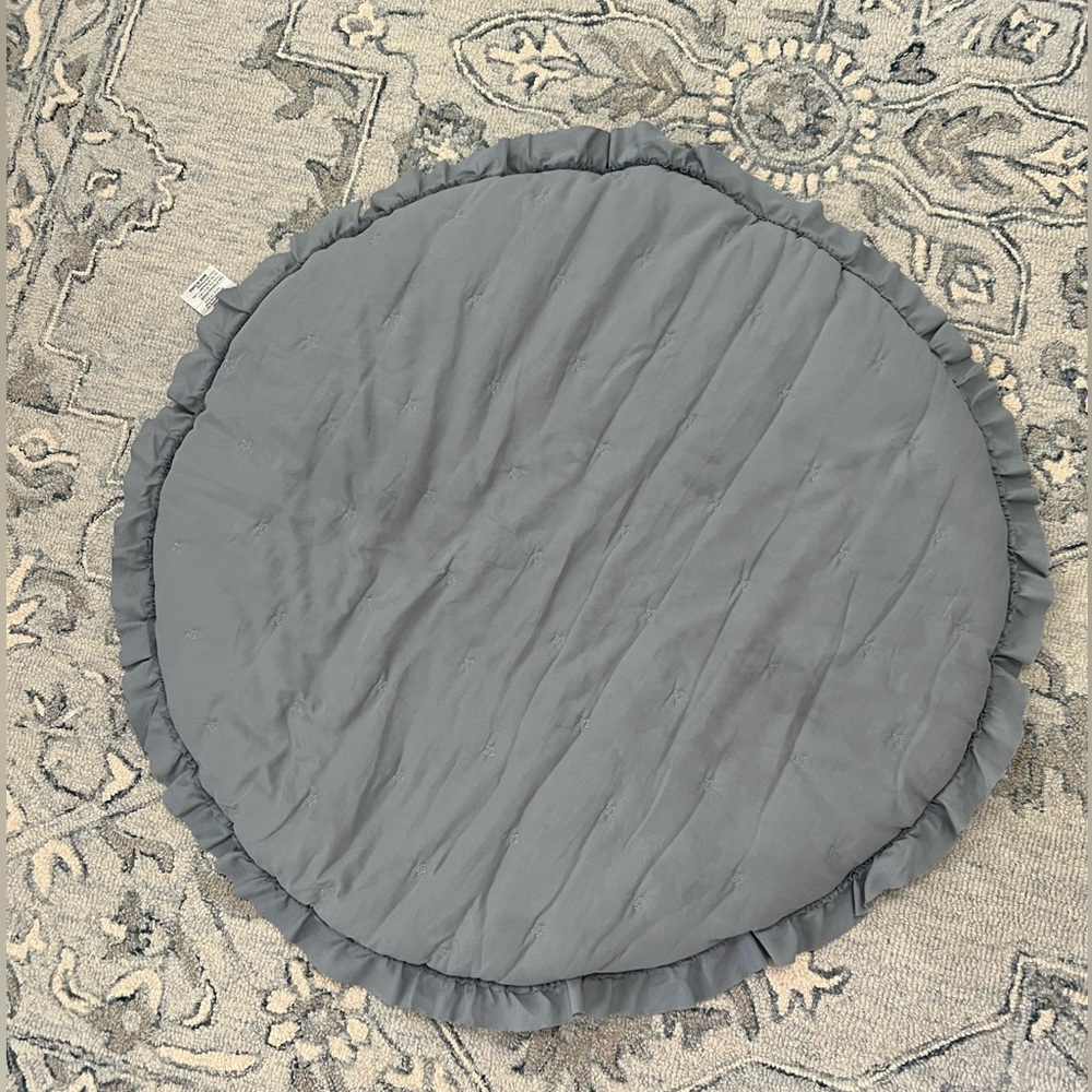 Blue baby play mat